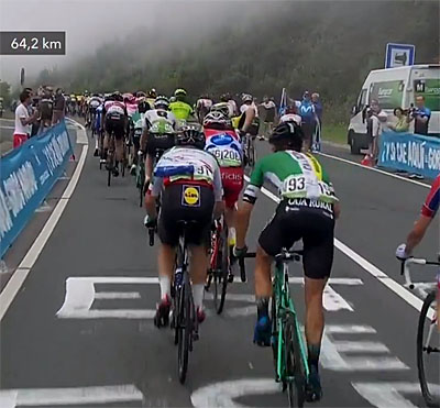 vuelta 2018 etape 17 peloton