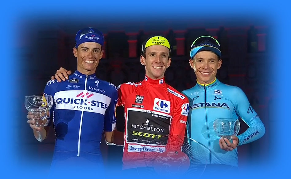 vuelta 2018 etape 21 PODIUM FINAL YATES MAS LOPEZ