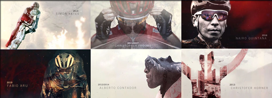  6 derniers vainqueurs de la Vuelta