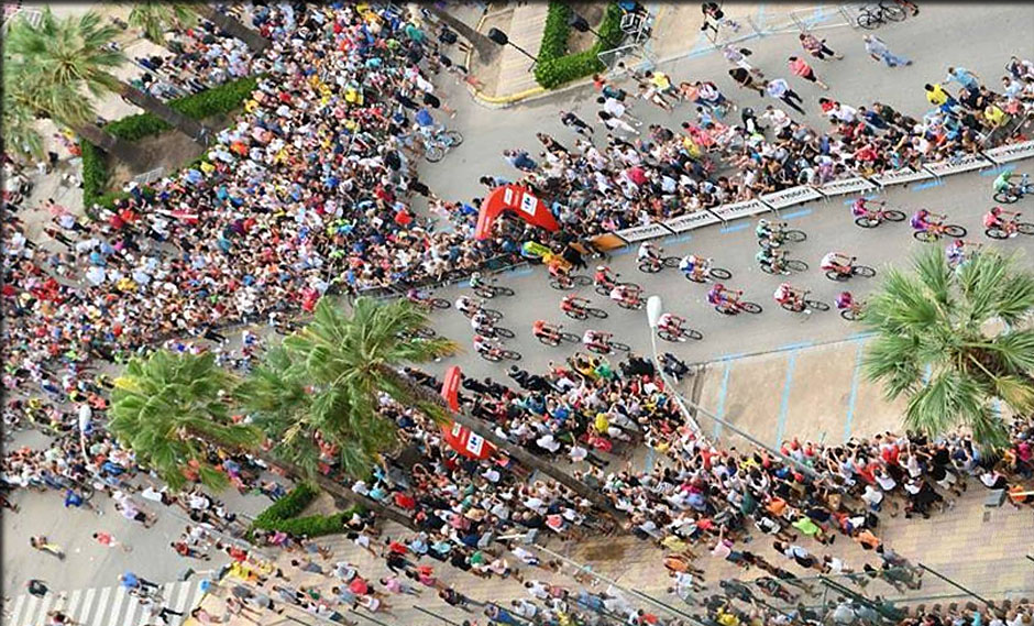 depart 4eme etape la vuelta  2019