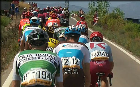 peloton  etape 4 la vuelta.com