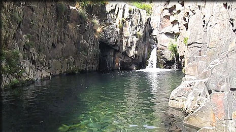 Guadalajara, petite cascade, la vuelta 2019