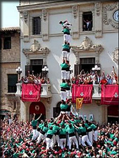 VALLS catalogne pyramide humaine