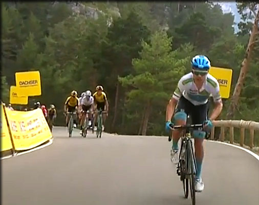 Attaque de Lopez dans Javalambre vuelta 2019