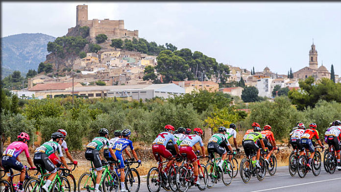 6ème étape la vuelta 2019 peloton