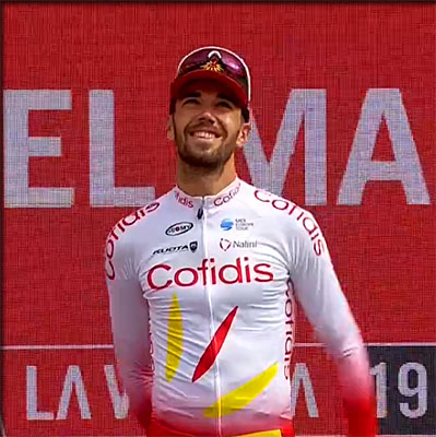 Herrada podium