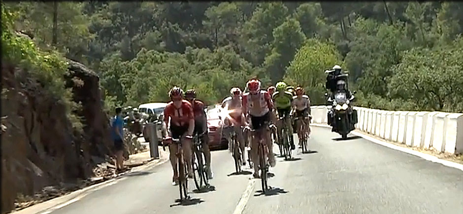 échappés  7 ème étape vuelta 2019