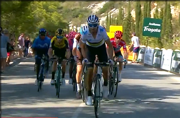 calpe Valverde peloton détaché