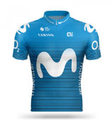 maillot equipe cycliste Movistar