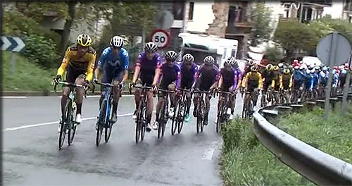 peloton 1ère étape la vuelta 2020 