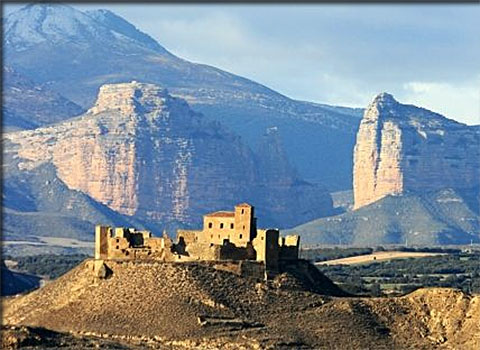 ruines dans canyon etape 5 de la vuelta 2020