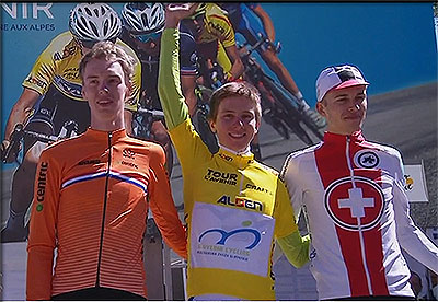tour de l'avenir podium Pocajar Arensman