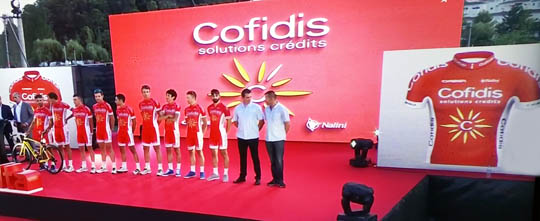 Equipe COFIDIS la vuelta 2015