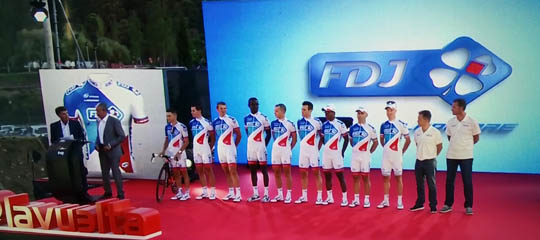 Equipe FDJ  la vuelta 2015