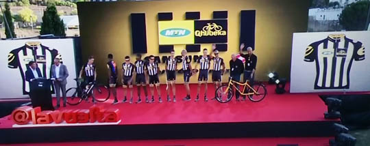 Equipe MTN QHUBEKA la vuelta 2015
