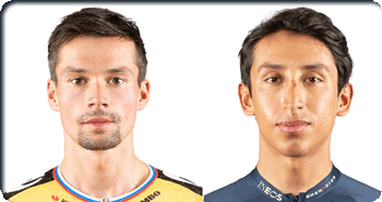 ROGLIC BERNAL favoris de la Vuelta 2021